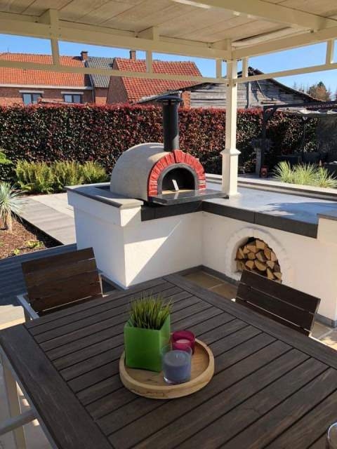 Amalfi Mediterranean portable oven 60 Red Brick