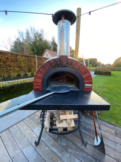 Amalfi Mediterranean portable oven 60 Red Brick