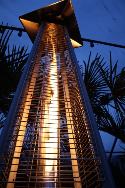 Flameheater Eiffel RVS 220cm hoog
