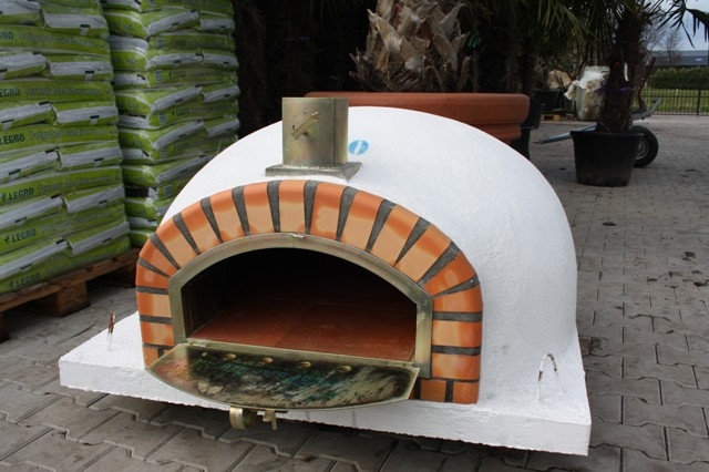 Houtoven, Pizza oven Pisa 120 cm met brede deur