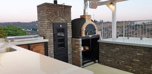 Pizzaoven Traditional brick 90/120 cm