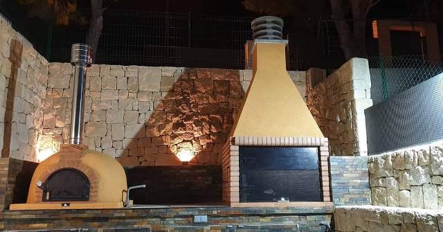 Pizzaoven Traditional brick 90/120 cm