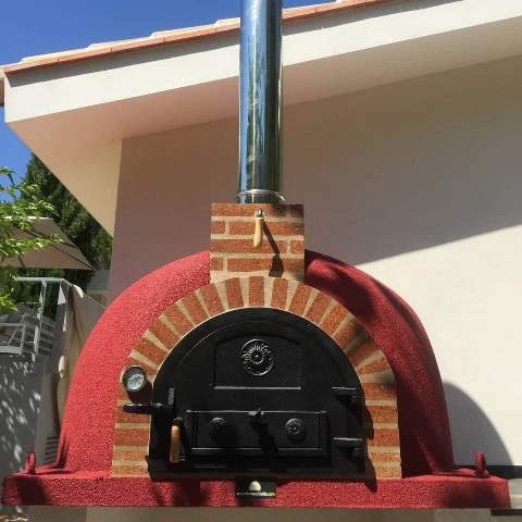 Pizzaoven Traditional brick 90/120 cm