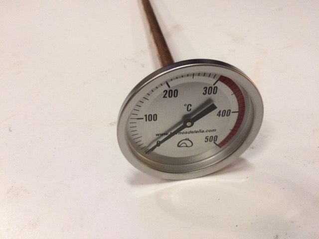 Professionele muur thermometer pizza oven / 50cm