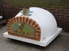 Houtoven, Pizza oven Pisa 100 cm met brede deur